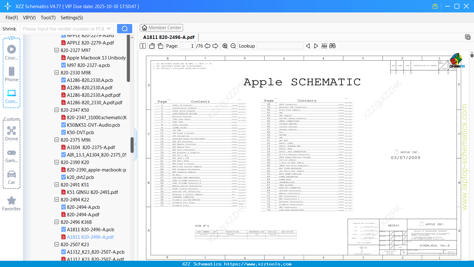 Laptop Apple A1811 820-2496-A